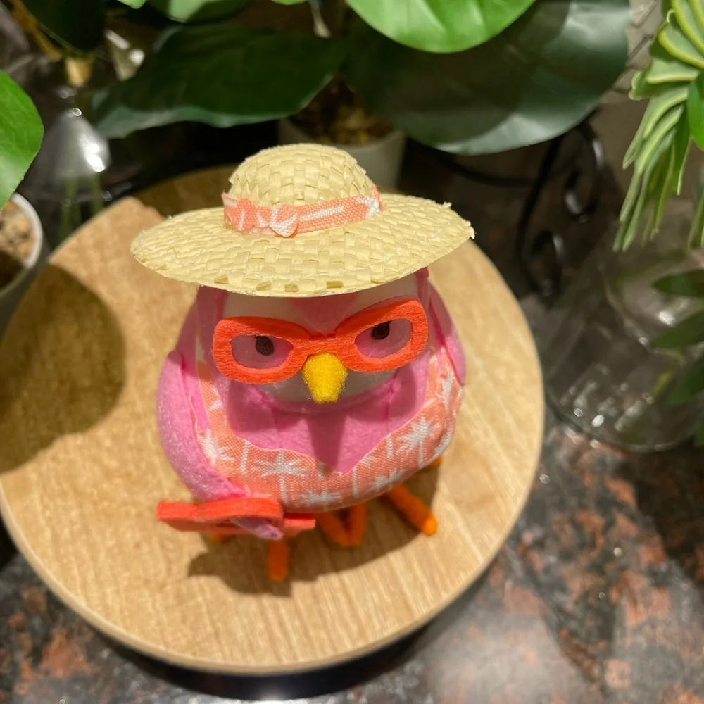 Target Sun Squad Summer Pink Fabric Beach Bird NWT